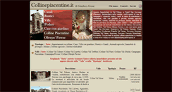Desktop Screenshot of collinepiacentine.it